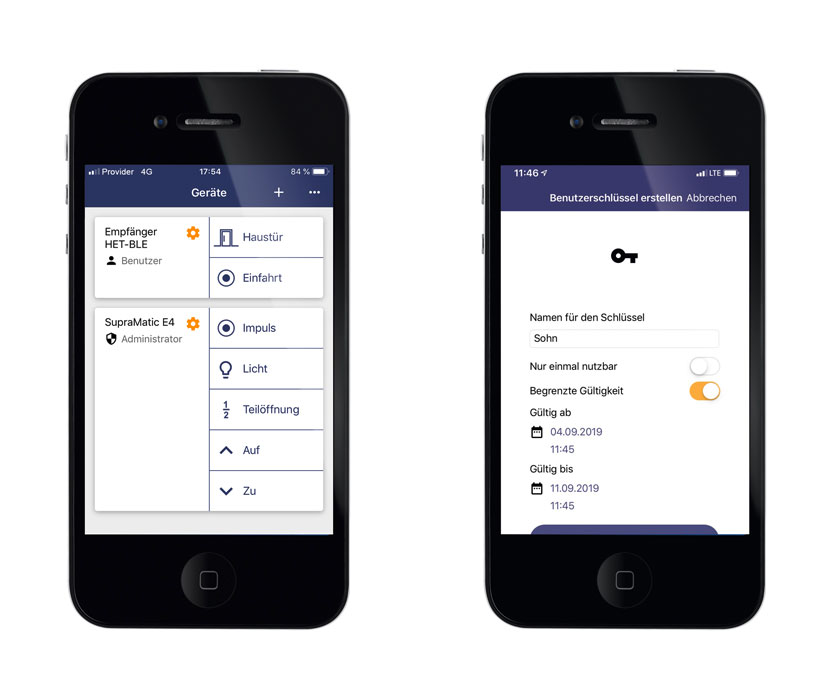 Garagentor mit Smartphone öffnen Hörmann